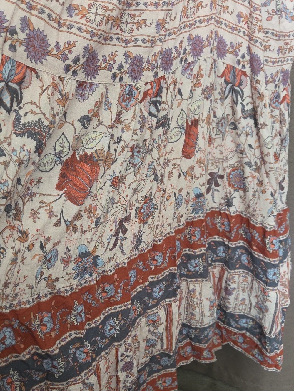 Sundance Tiered Peasant Maki Dress Size XL - Picture 6 of 10